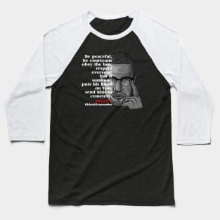 black lives matter malcolmx Baseball T-Shirt